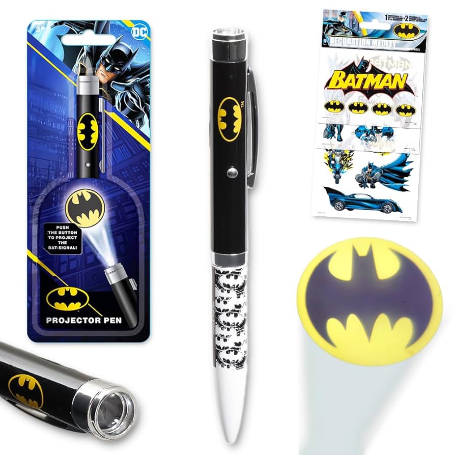 Amazon.com : BATMAN Projector Pen Set - Bundle Ballpoint Pen